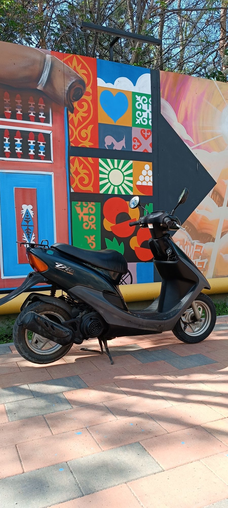 Honda Live Dio 3 AF35 свежепригнанный скутер с Японии изумрудный