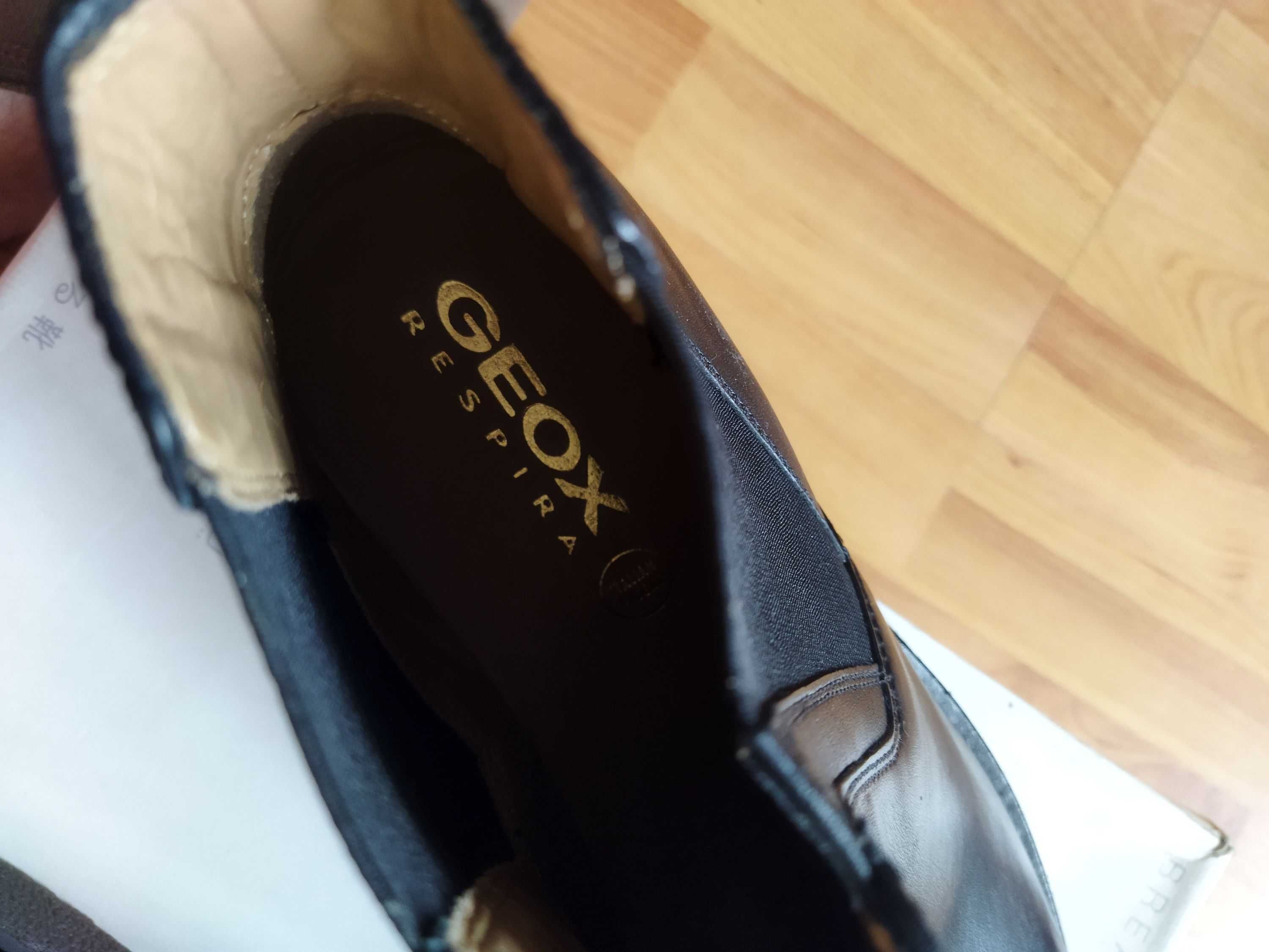Ботинки-челси Geox (Германия),кожа,осенние,оригинал,новые,р-р 42