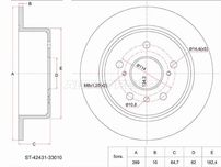 Диск тормозной Toyota Camry gracia