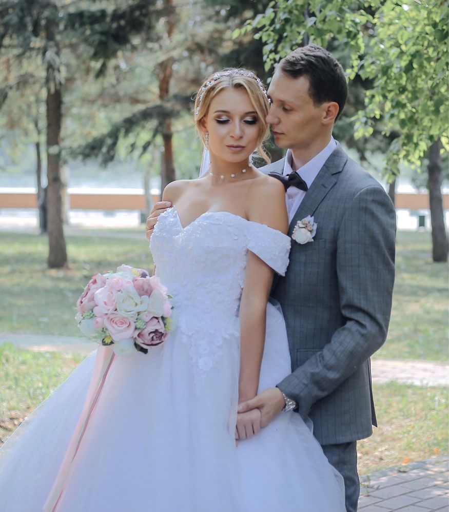 Свадебное платье + фата
