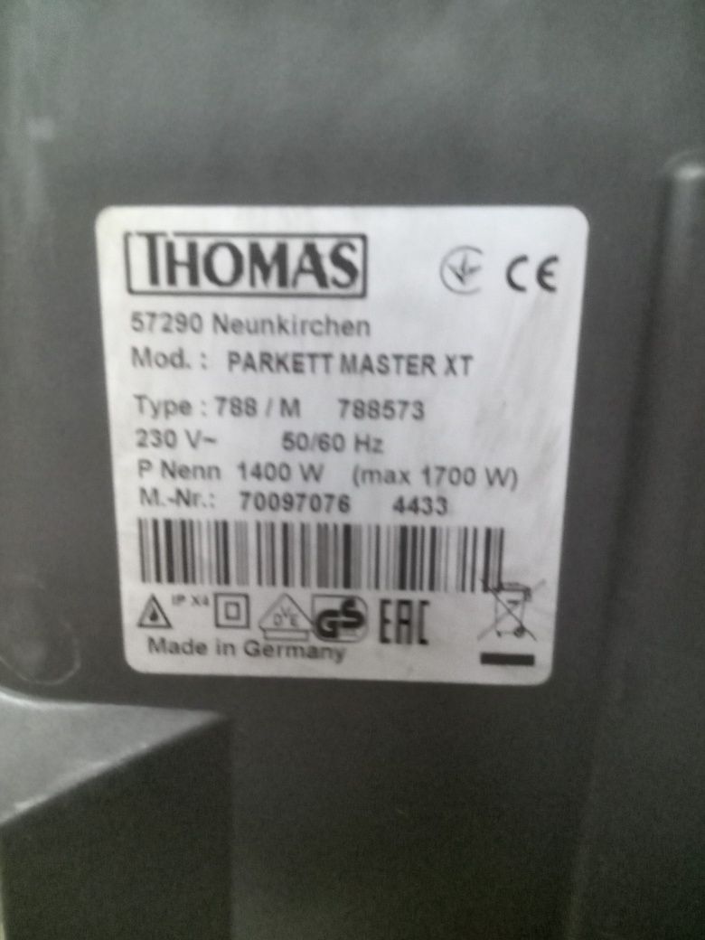 Моющий пылесос THOMAS parkett  master XT