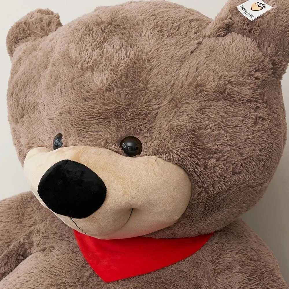 Плюшевый медведь Большой 220 см ОР шоколадный