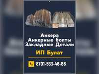 Анкера Анкерные болты Закладные детали