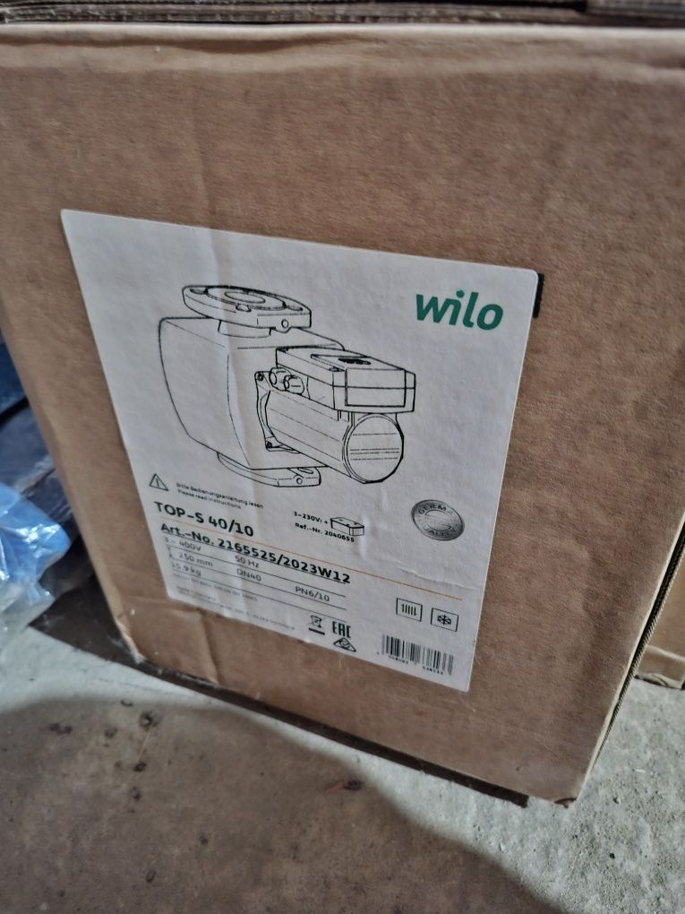 Насос циркуляционный поверхностный Wilo TOP-S 40/10 DM PN6/10