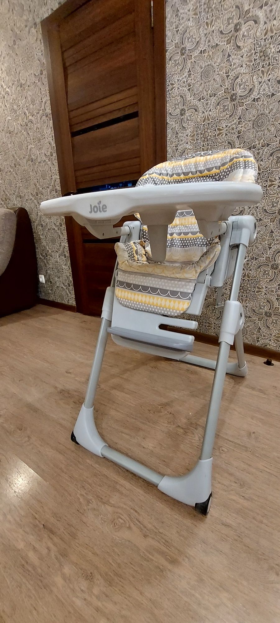 Продам стульчик для кормления Joie mimzy lx leo 2в1 серый