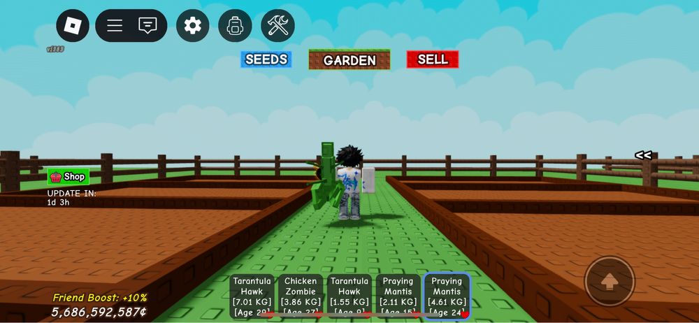Продам Grow A Garden