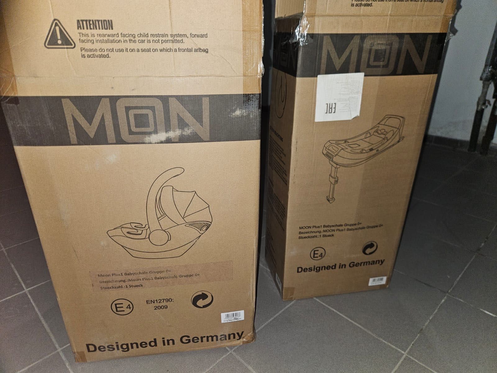 Автокресло, как новое, Moon plus 1