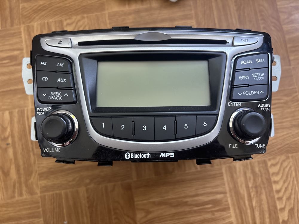 Магнитолла Hyundai accent