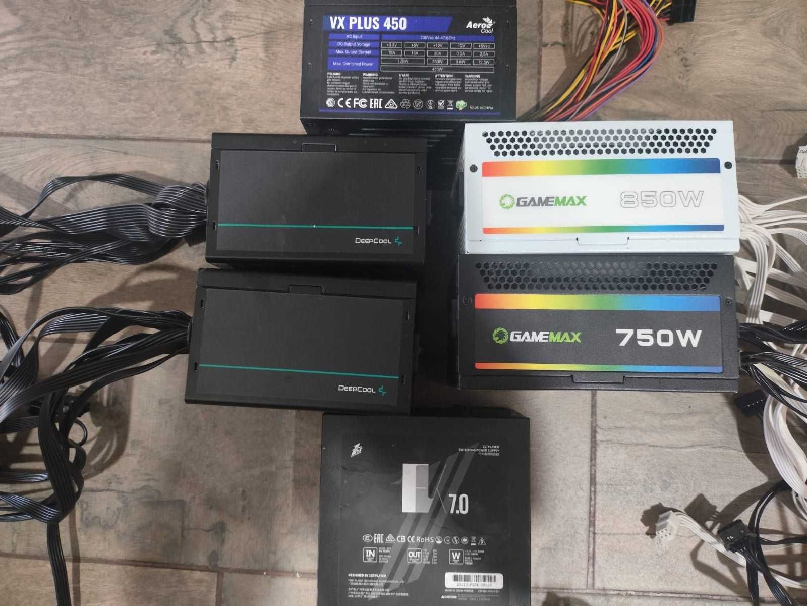 Блоки питания Б У 850w 750w 700w 450w от 3000