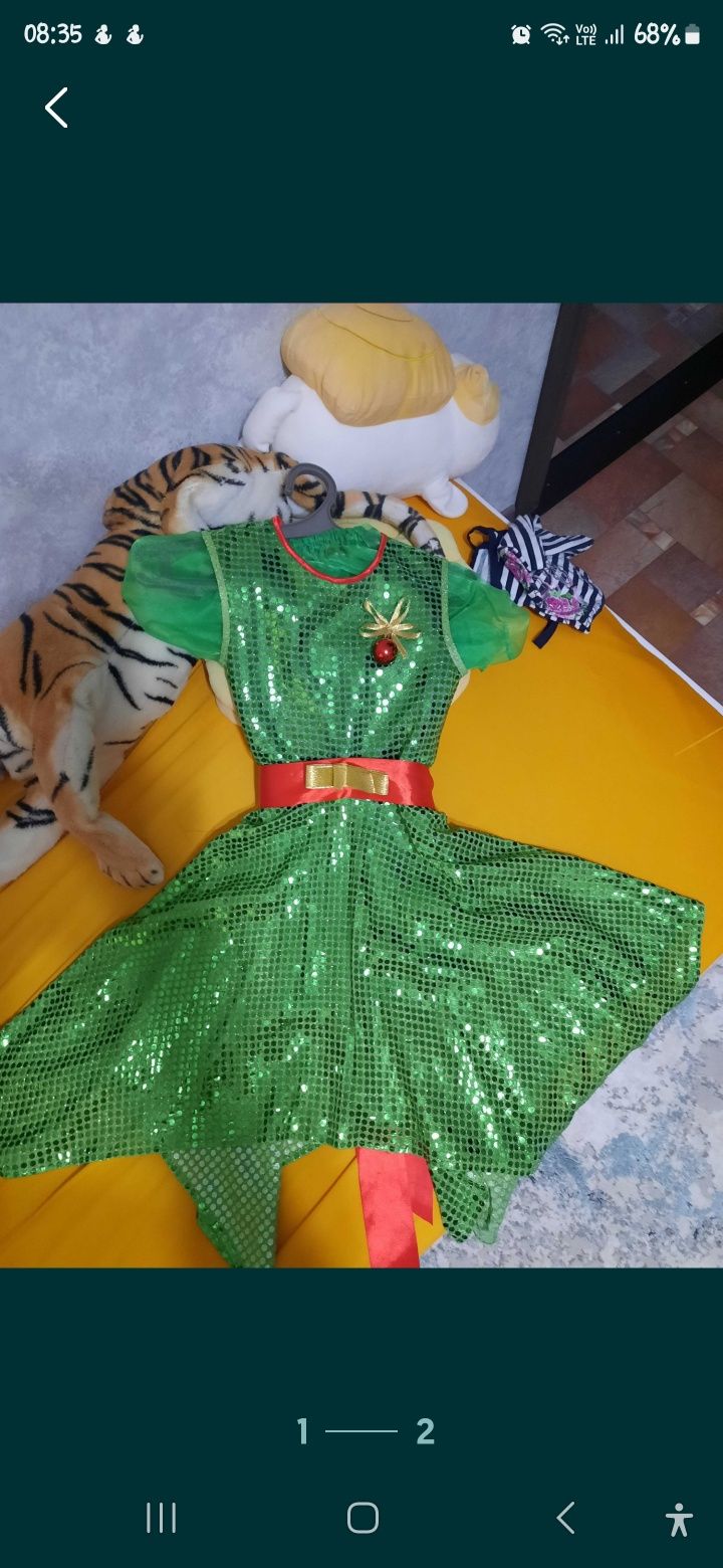 Продам платье для утренника на новый годенника
