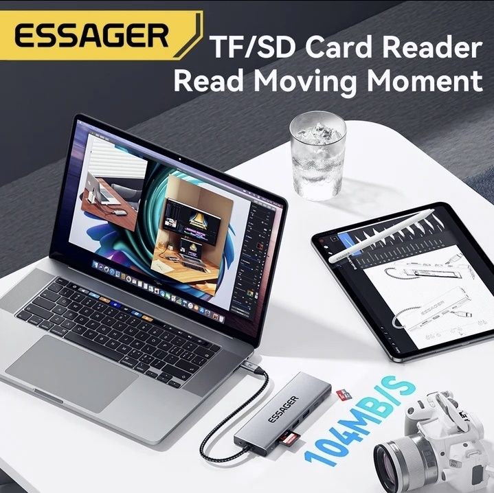 HUB станция для MacBook 8 в 1 с SSD 1Tb