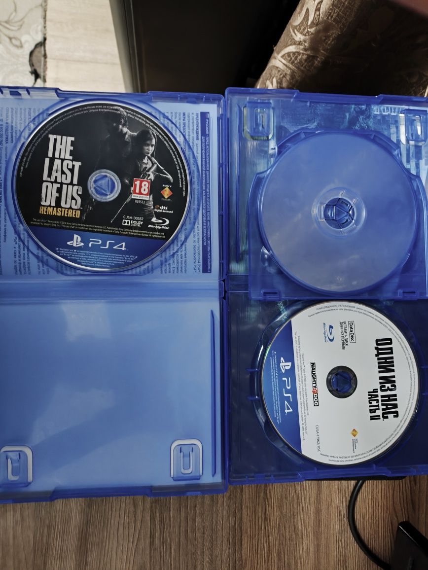 Диск пс 4  the last of us 1,2