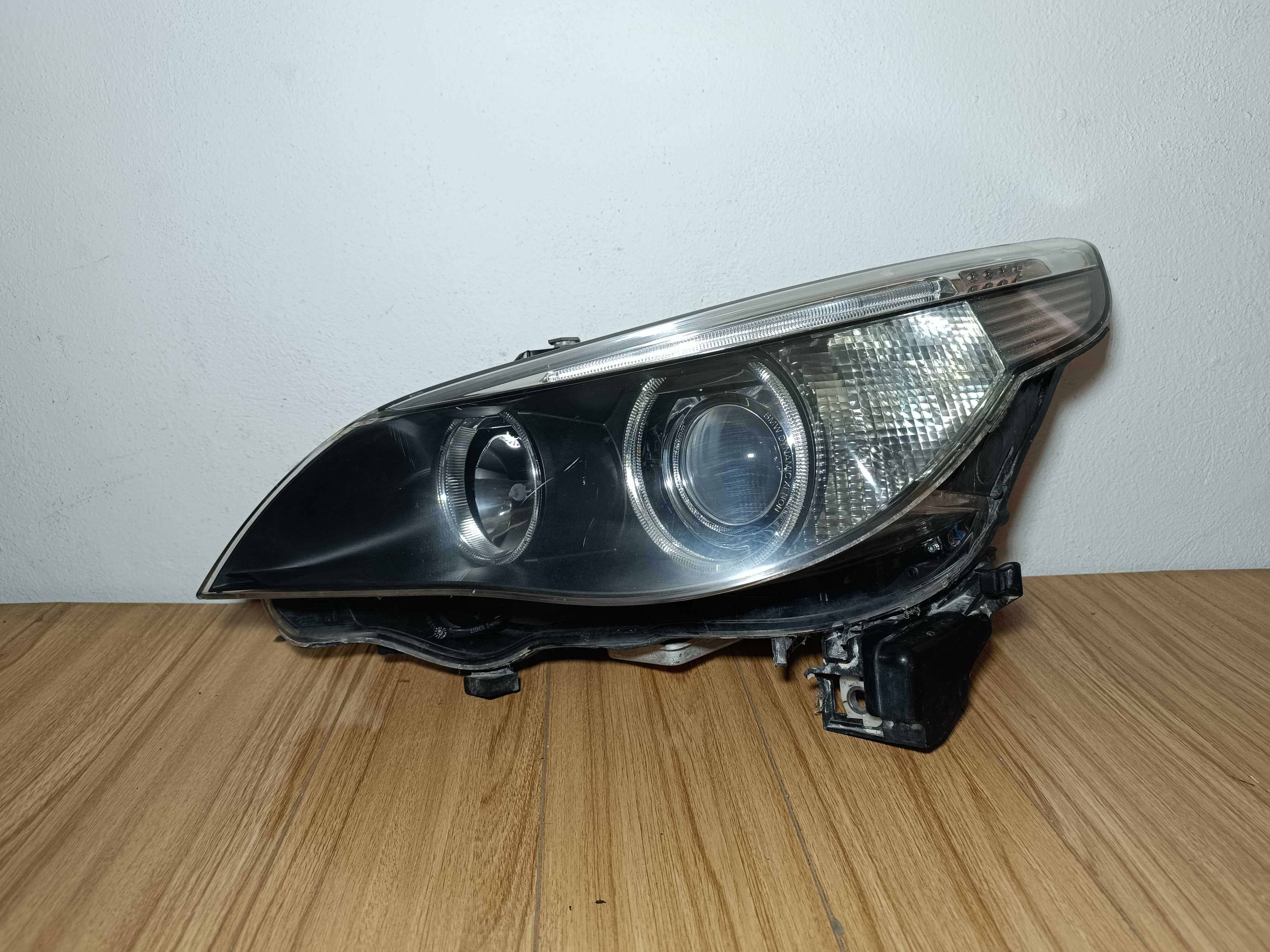 Фары 2шт Dynamic Xenon AHL BMW 5 E60 Дорест 02-07г Адаптив БМВ Е60