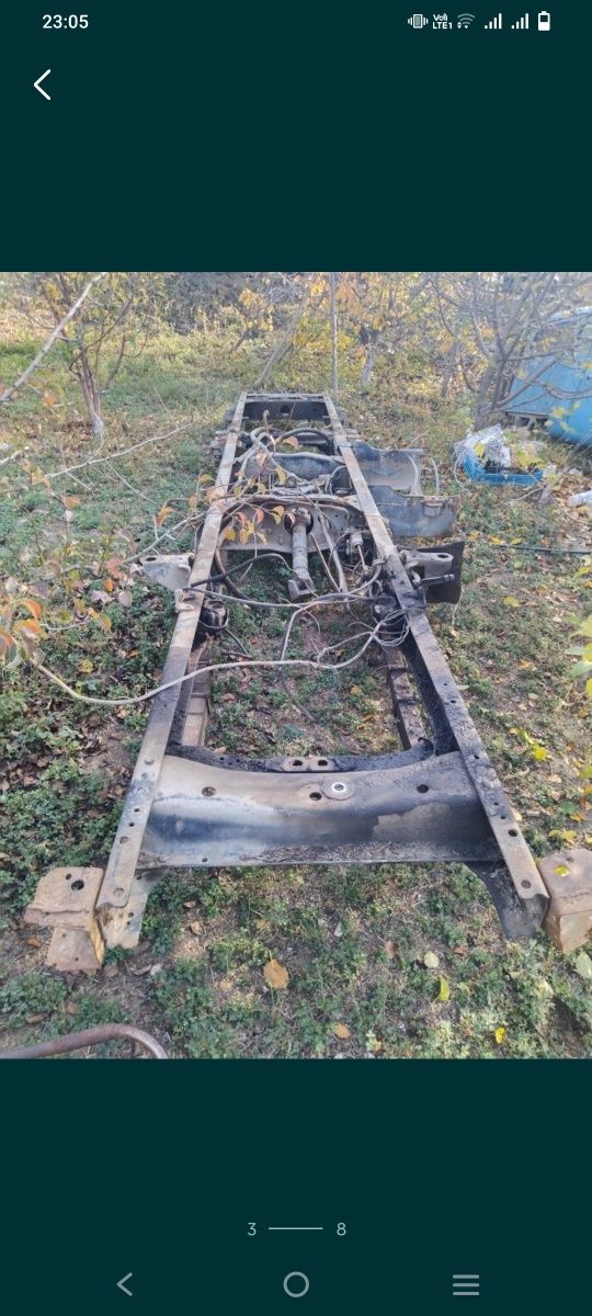 Газ 53 рама на газель