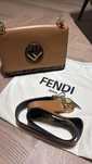 сумка fendi натуральная кожа с пыльником