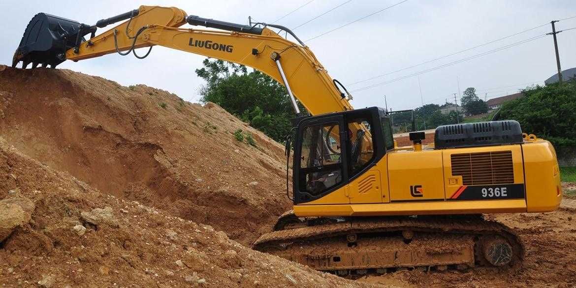 Карьерный экскаватор LiuGong CLG 936E ковш 1.9 куб