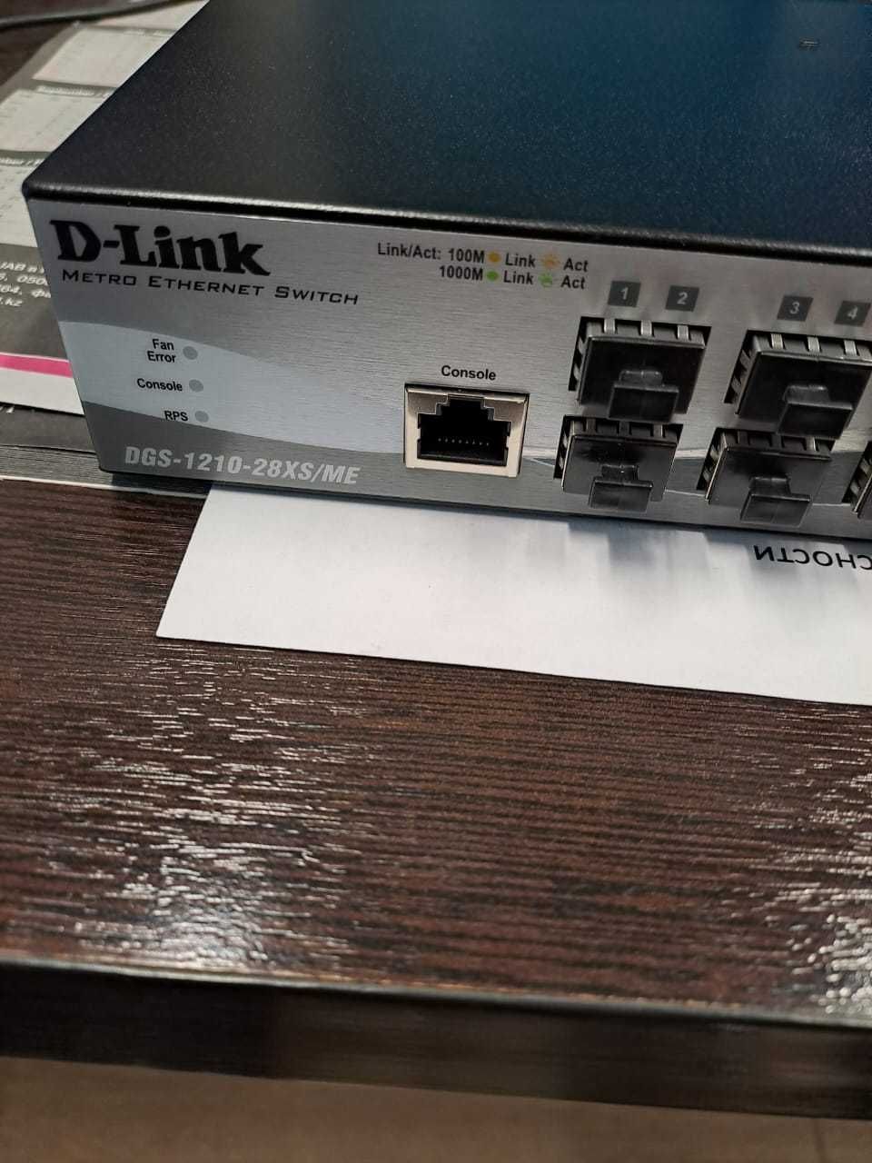 Коммутатор Switch 24 ports D-Link DGS-1210-28XS/ME/B1A