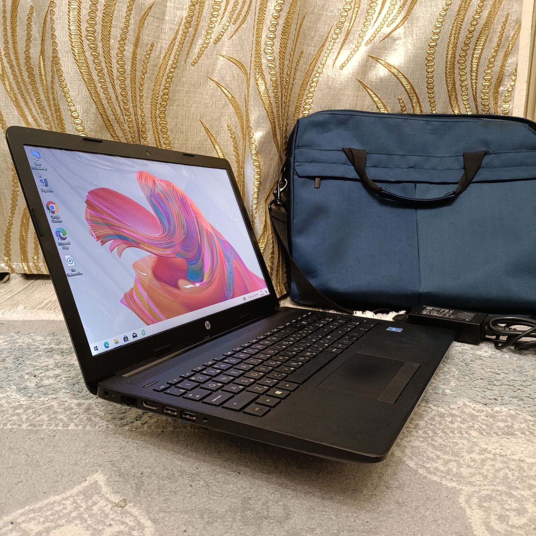 HP_KZ 2023 года/HDD-1000GB/Windows 10/Сумка, Мышка, коврик.