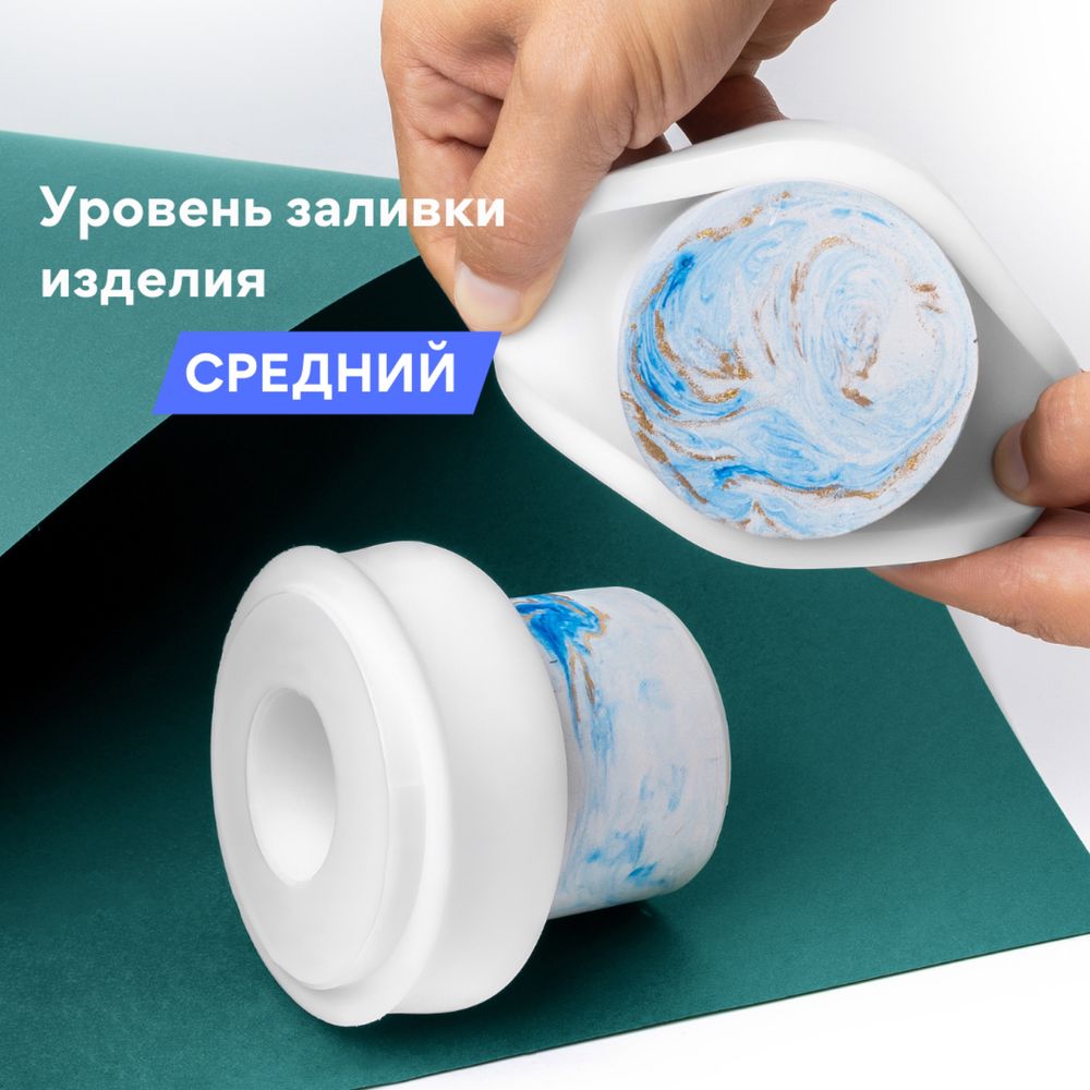 Силиконовая форма: кашпо Волна