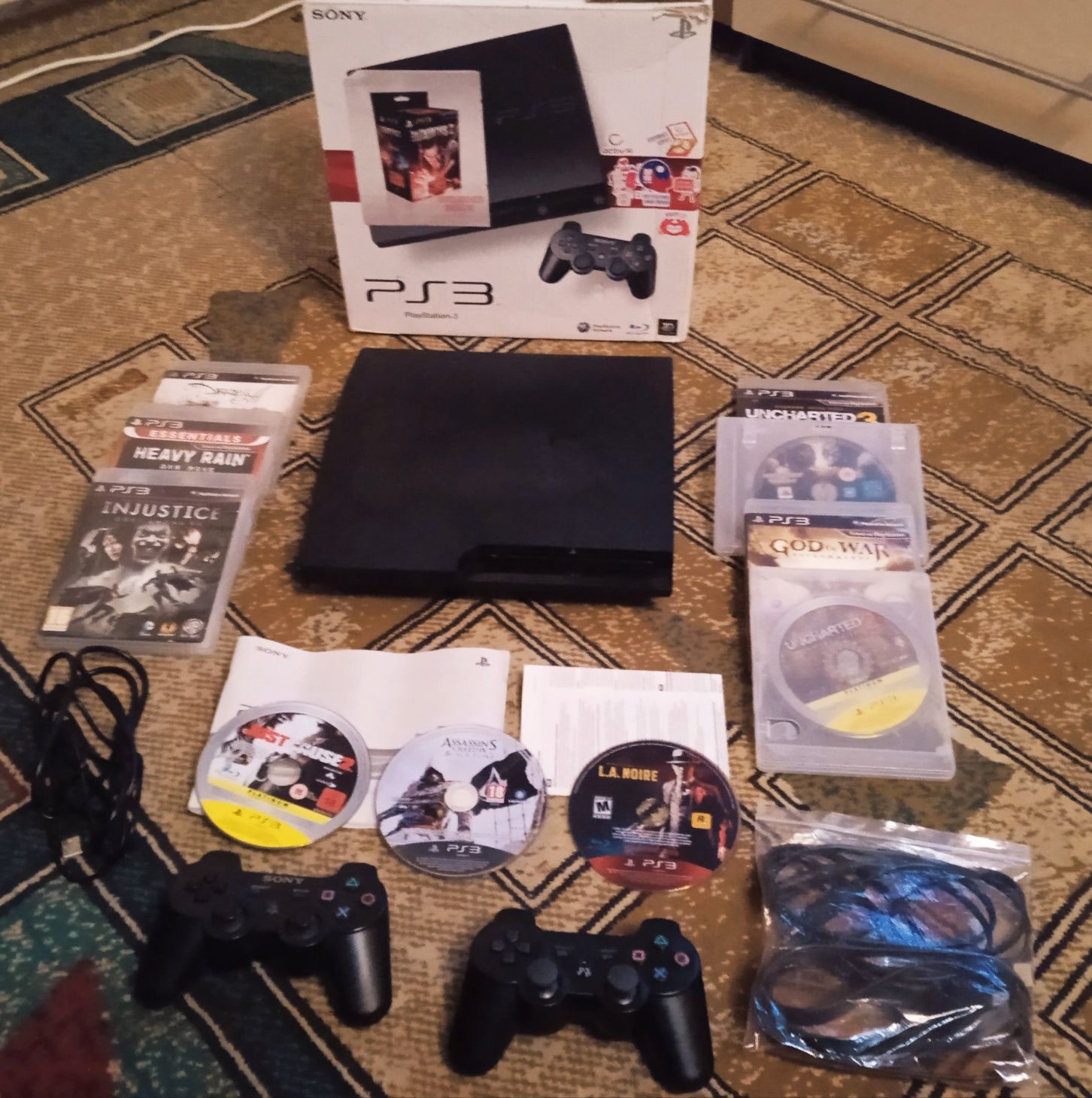 PS 3 коробка, диски (оригинал)