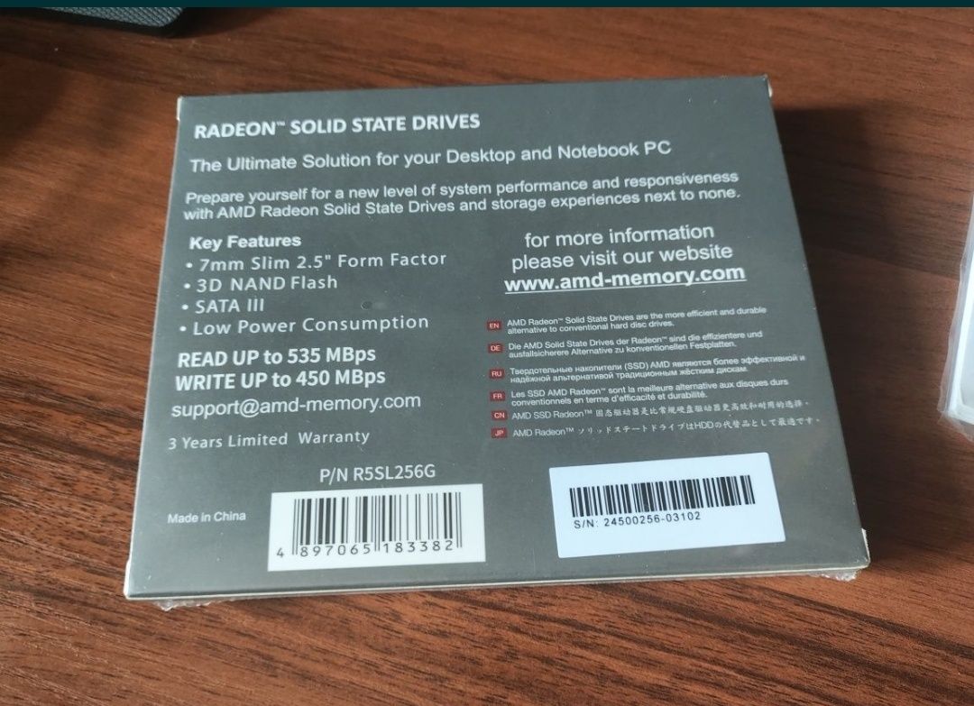 SSD диск 256 Gb. Новые. ССД жесткий диск