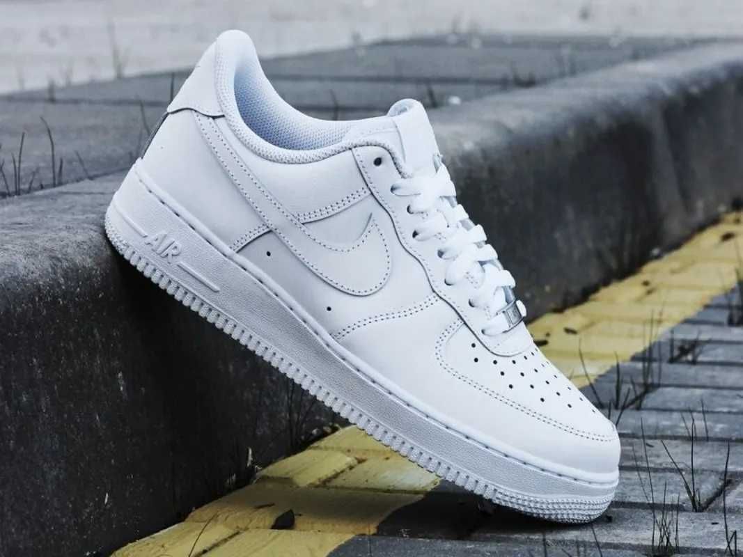 Sneakers Air Force 1 AF1 white белые форсы