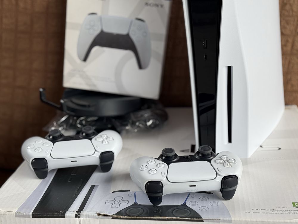 НОВЫЙ Sony PlayStation 5 825GB +DualSense /коробка документы ps 5