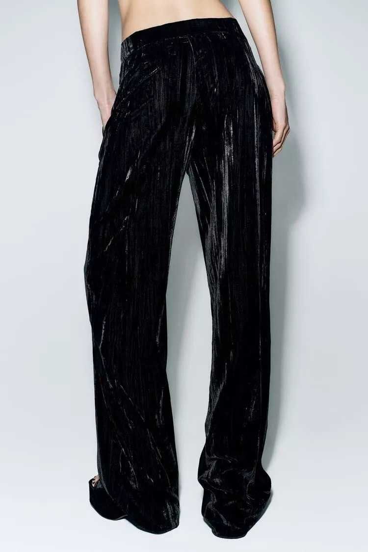 Бархатные брюки ZARA