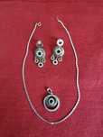 Комплект украшений Bvlgari. Серебро, позолота