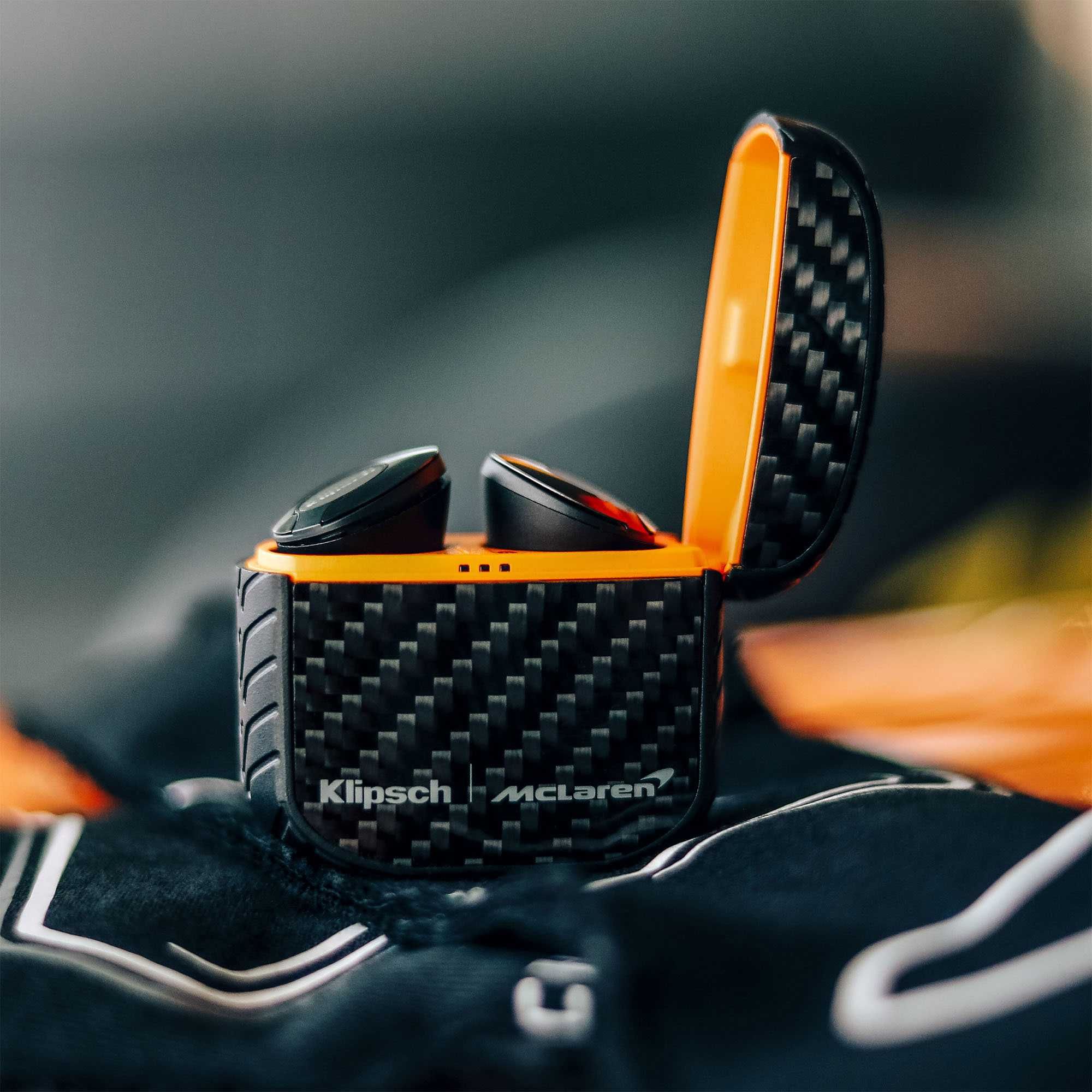 Наушники Klipsch T5 II TRUE Wireless Anc McLaren Edition, черный