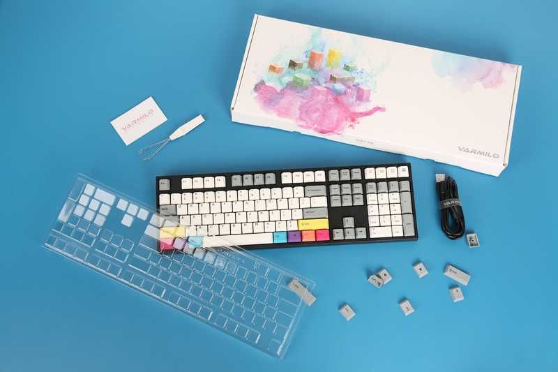 механическая клавиатура Varmilo VEM108 Vintage Days CMYK V2