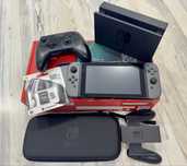 Nintendo switch rev2,512gb,прошитая,40 игр,rdr,fc 25,mk1,zelda,mario