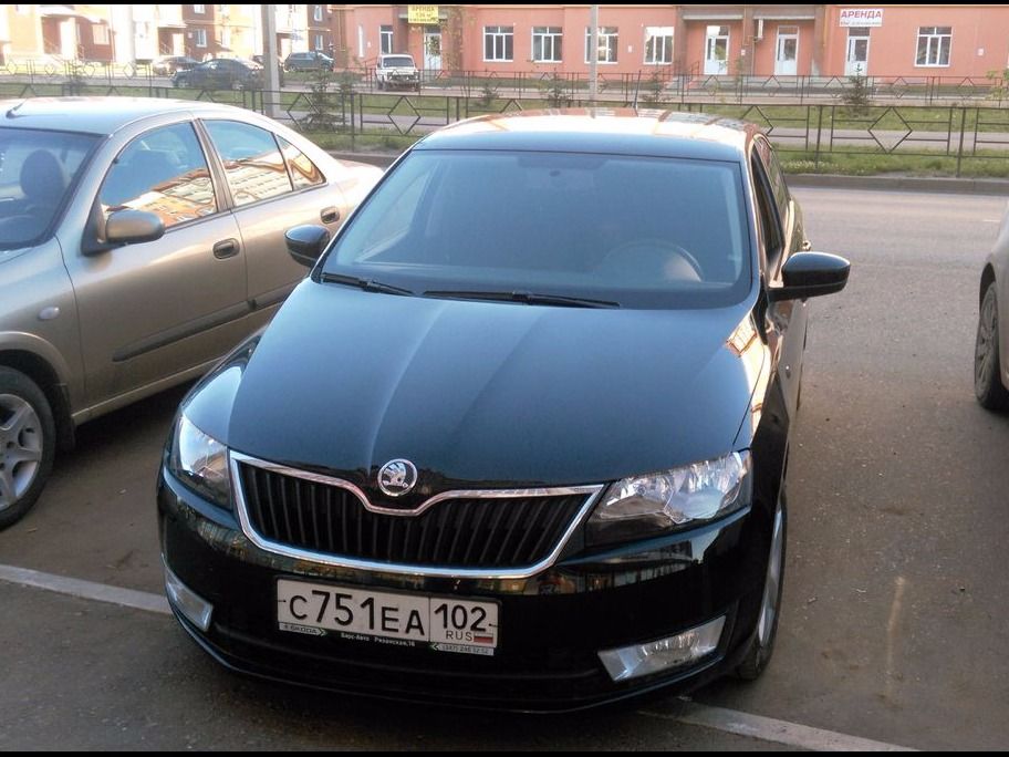 Капот/бампер/крыло/решетка на Skoda Rapid 13-/Шкода рапид 2014