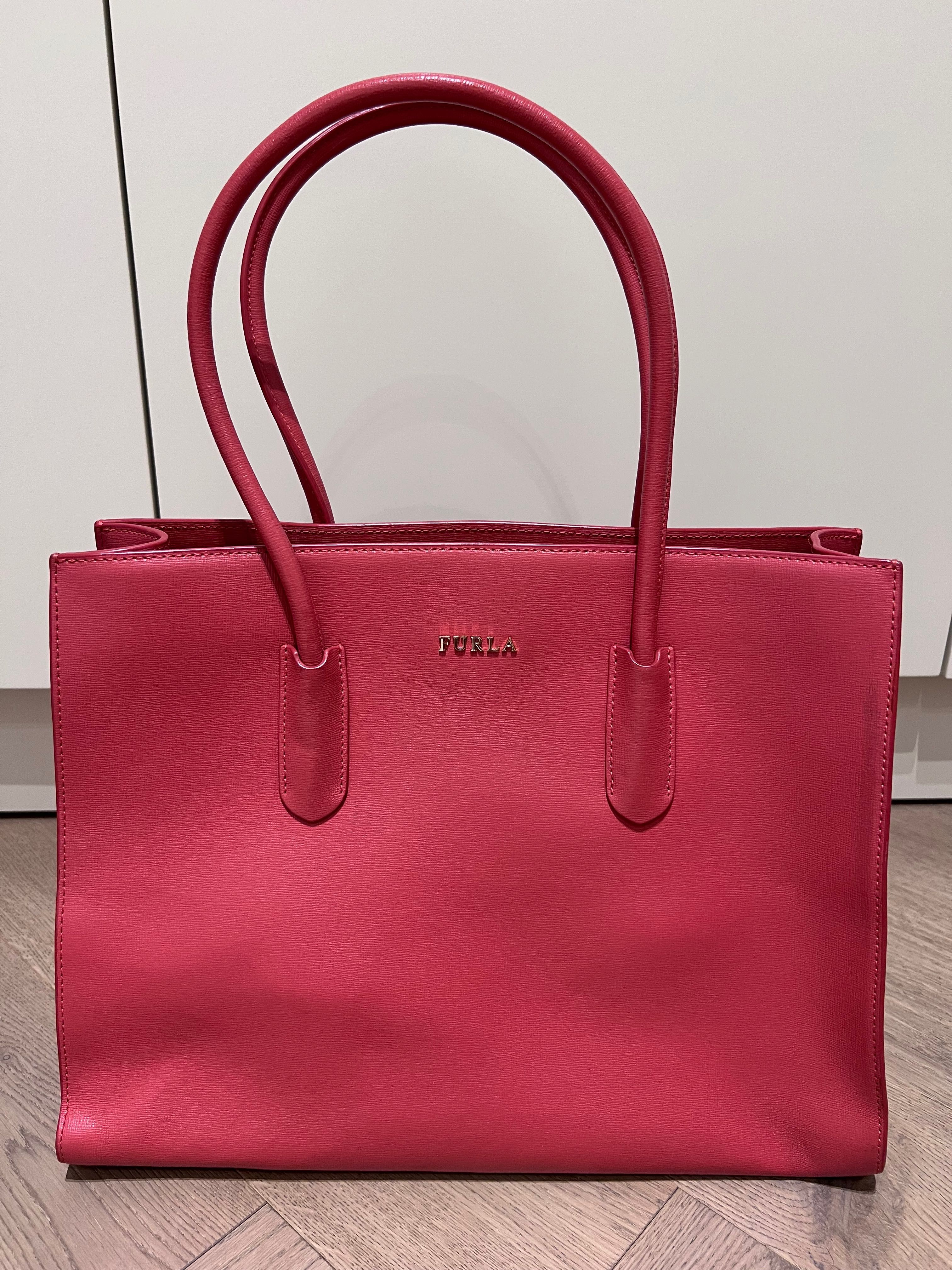 Сумка Furla кожаная и mini чемодан Empire кожаный