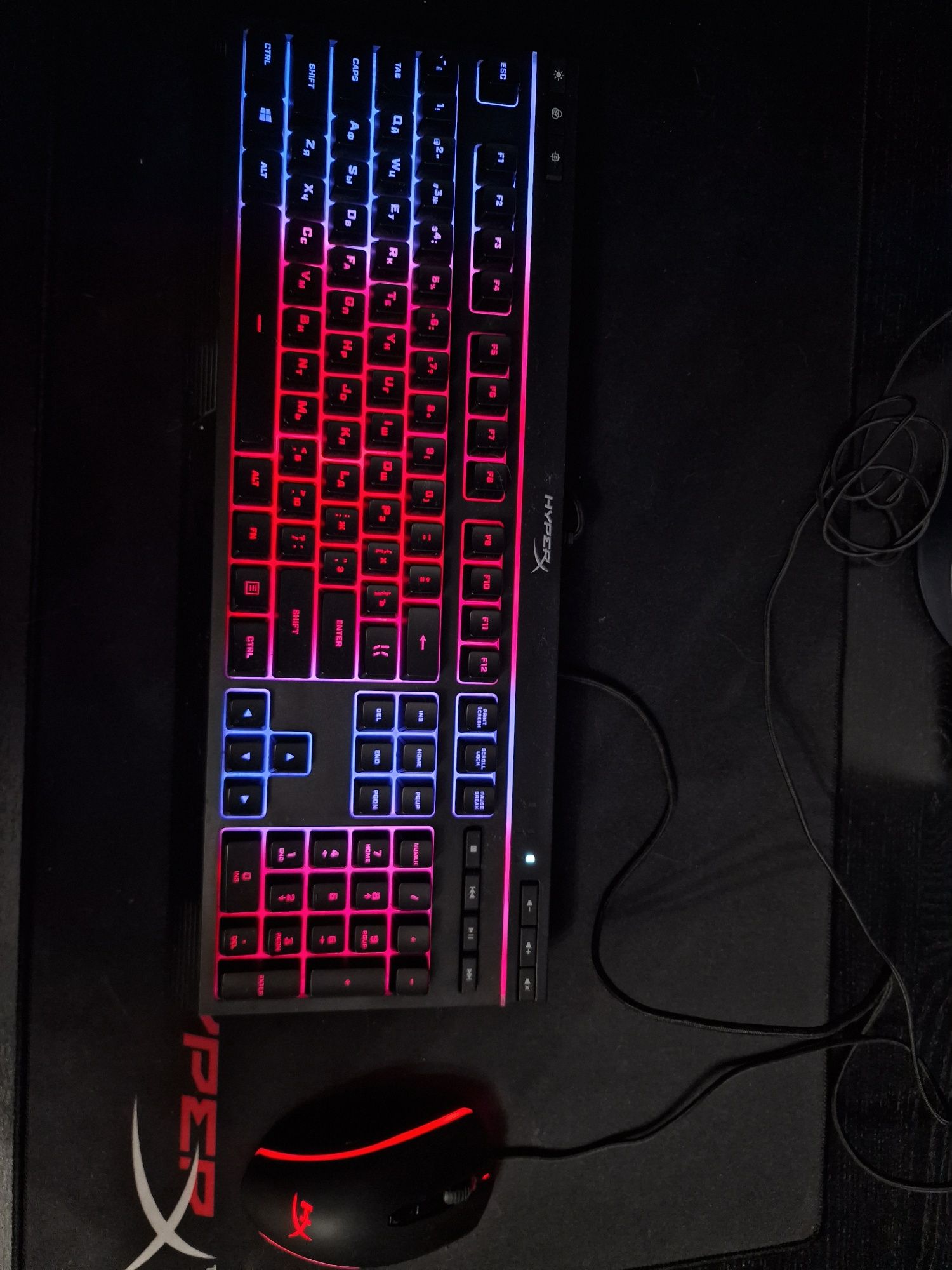 Клавиатура hyperx alloy core rgb