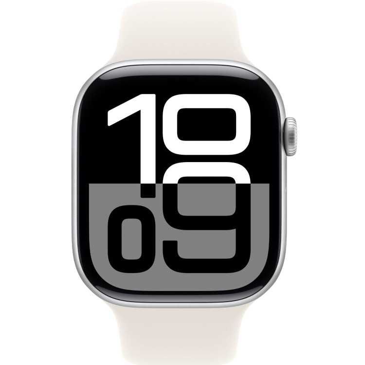 Apple Watch Series 10 42mm Jet Black Aluminum Case Black Sport Band