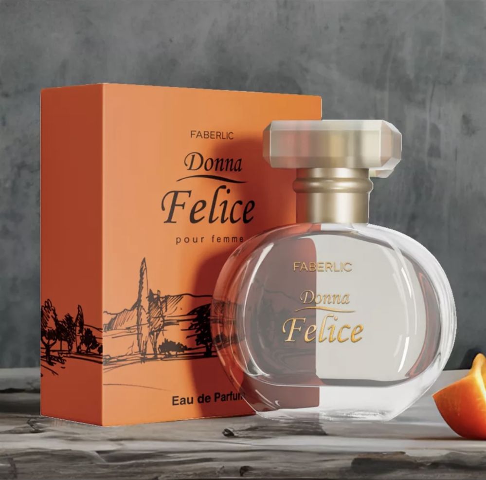 Духи donna felice faberlic 30 ml новые, запечатанные в слюду.