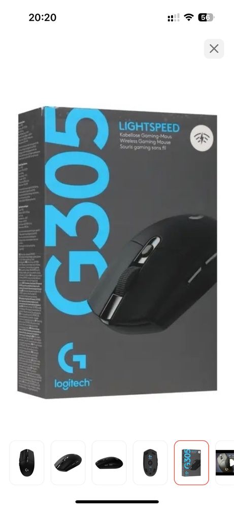 Мышка logitech g305