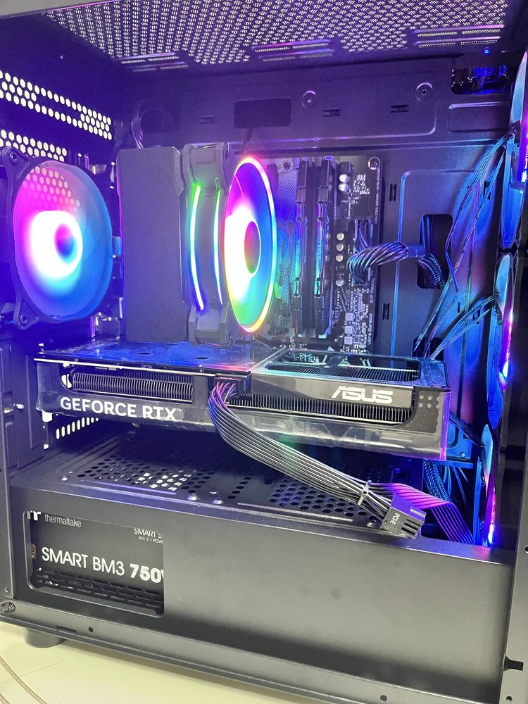 Игровой ПК R7, 5060ti 16gb, 32gb озу, ssd