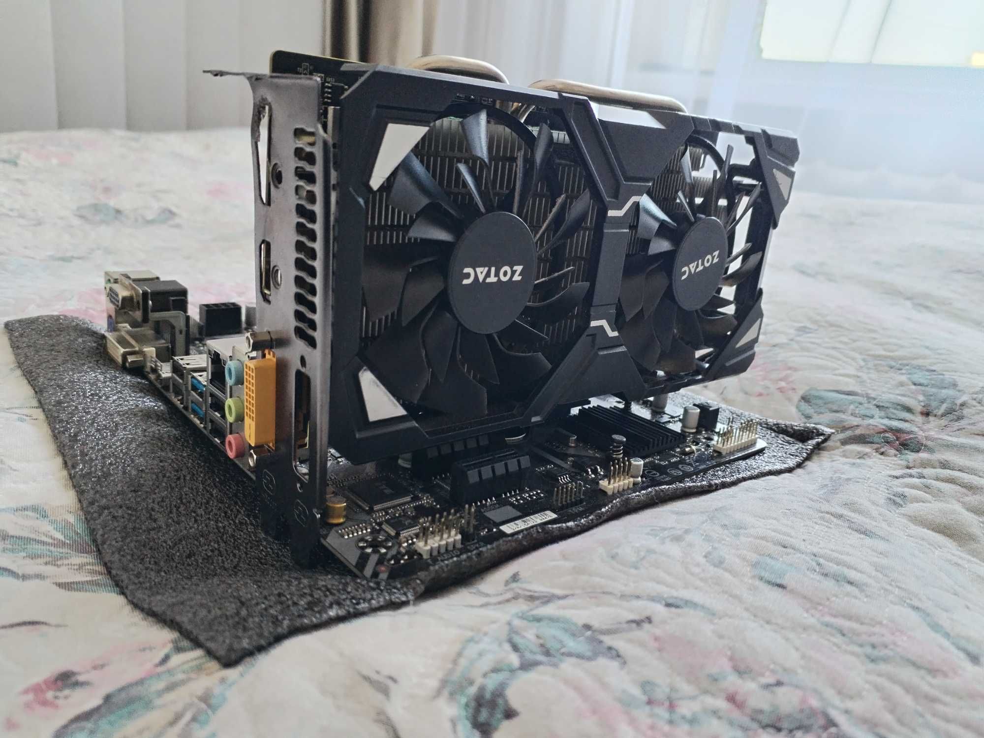i5 8400 + gtx 1060 3gb + h310 процессор видеокарта материнская плата