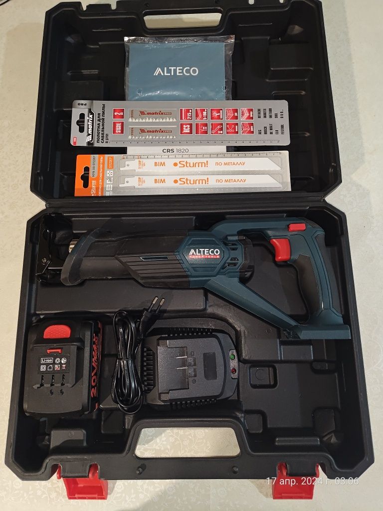 Сабельная пила ALTECO CRS 1820 Li 26829