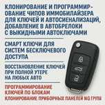 Изготовление чипов иммобилайзера, автоключей, пультов авто