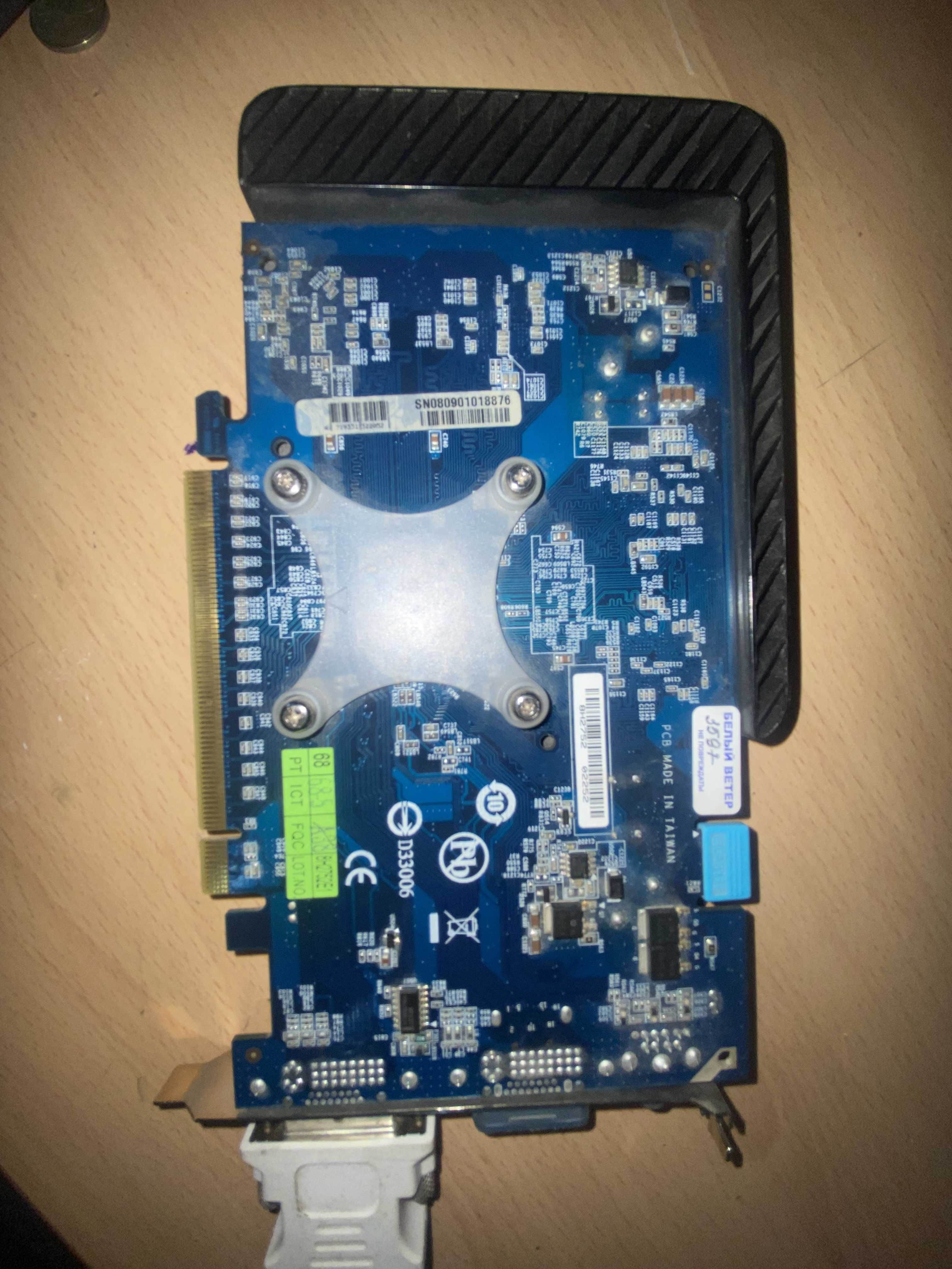 продам видео карту GIGABYTE GV-NX86T 512 мб видео памяти