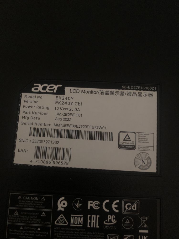 Монитор Acer хорошый