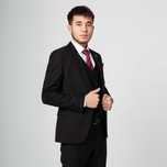 Черный Костюм MTrend (Турция) 46 р.