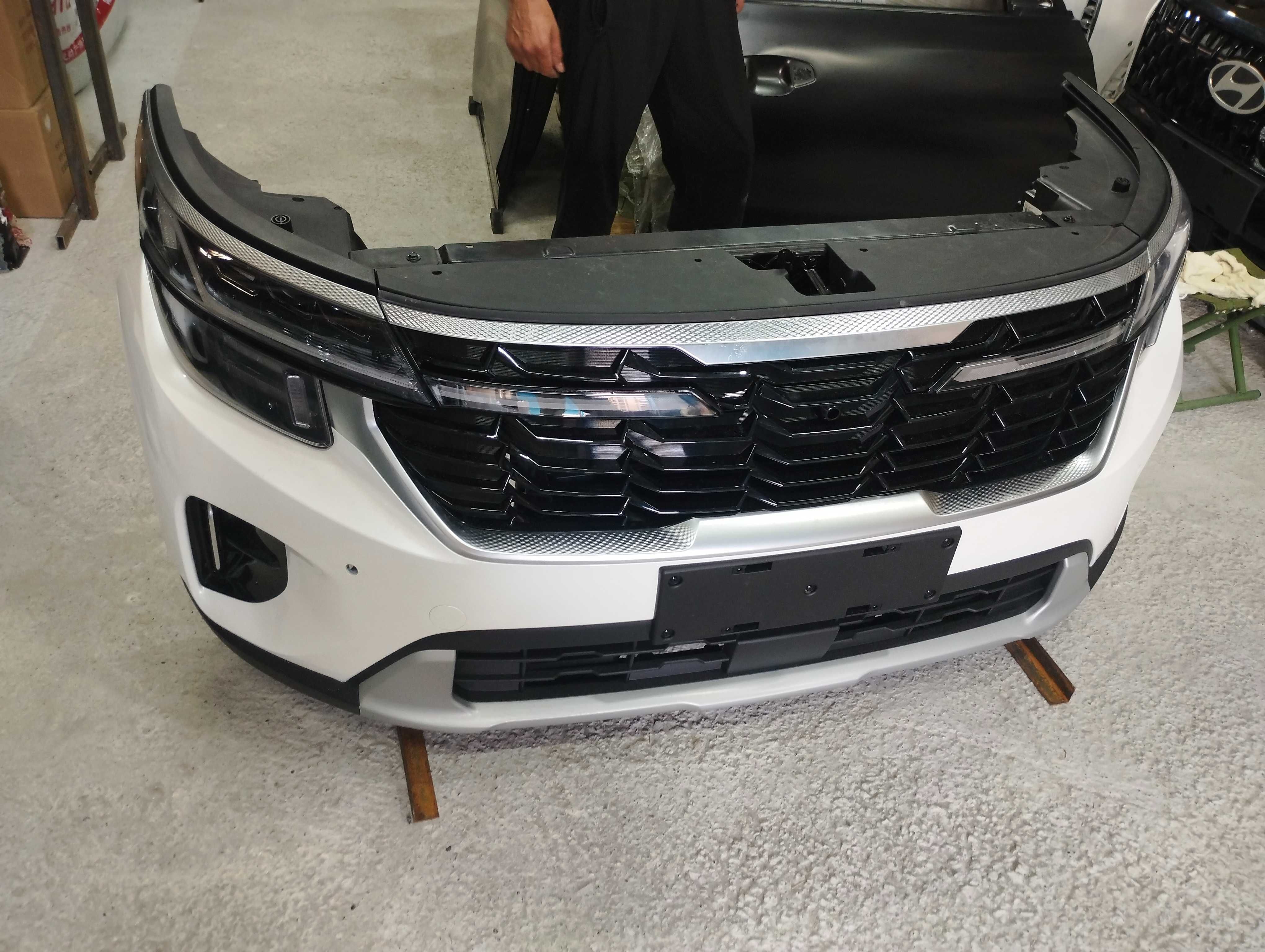 kia seltos  ноускат  капоты,фары,бампера и тд