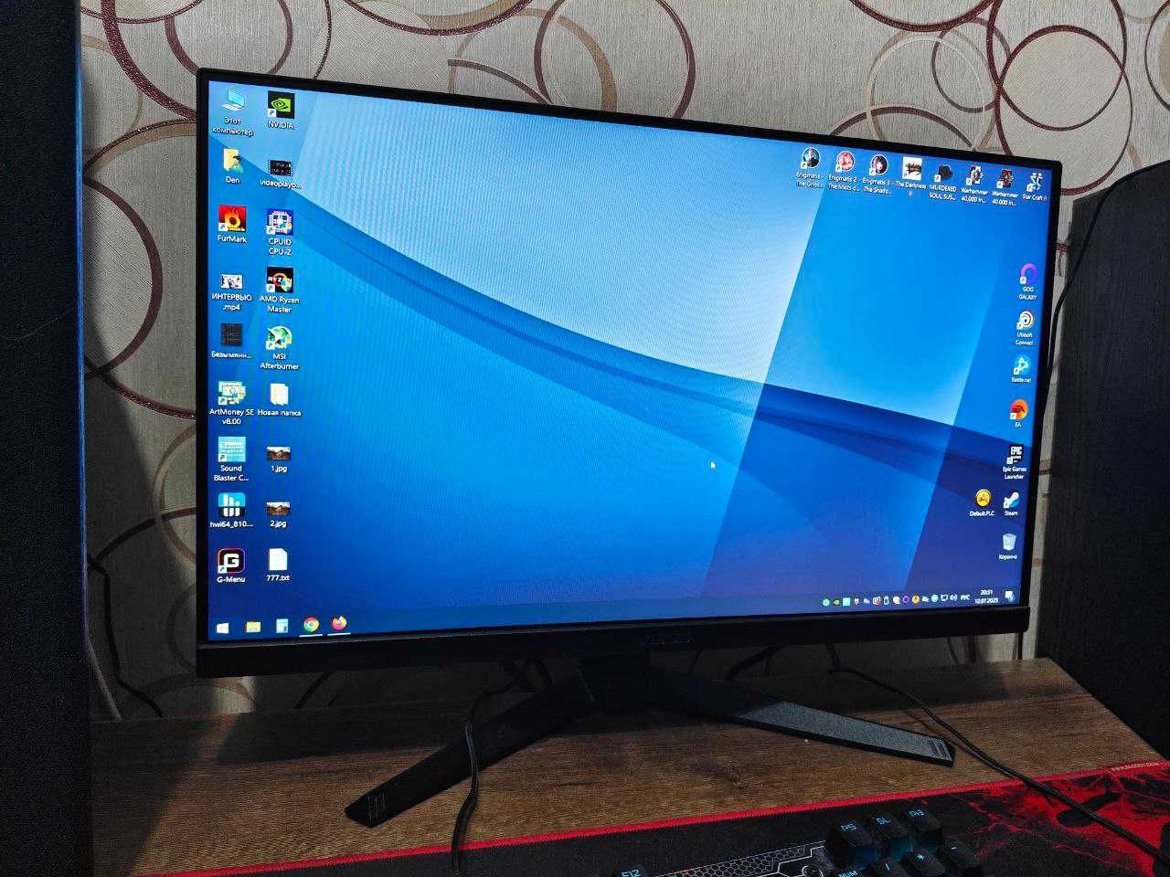 Монитор 23.8" ASUS TUF Gaming VG249QM1A 270Hz+G-Sync+колонки