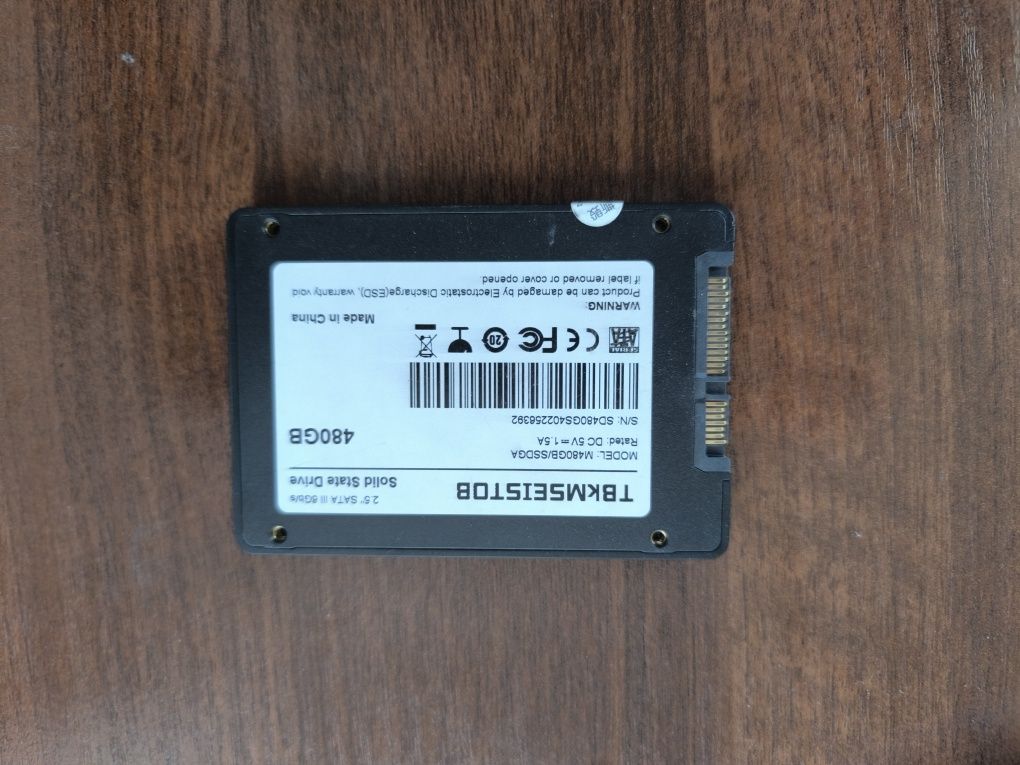 SSD 480 ГБ 2.5" SATA III (Tbkmses180) в хорошем состоянии