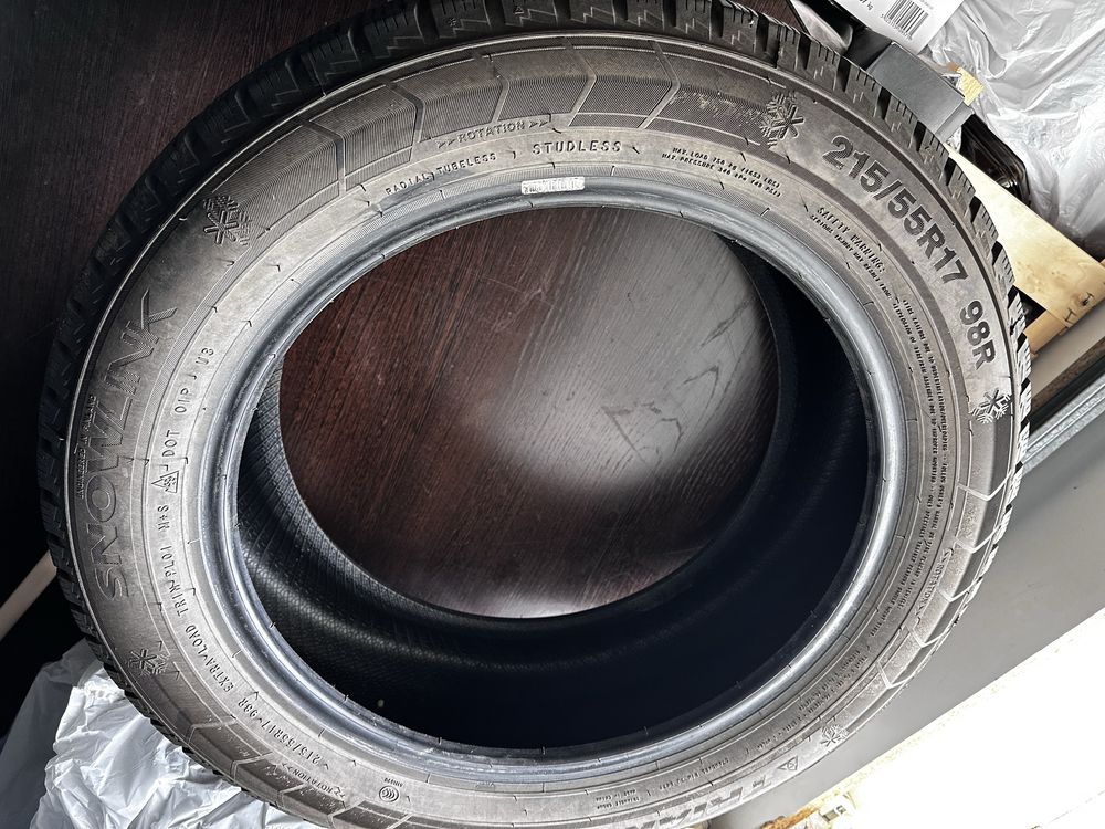 Продам автошины Triangle 2024 PL01 215/55 R17 98R без шипов