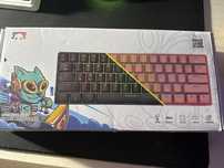 Клавиатура 60% Ajazz STK61 Белая